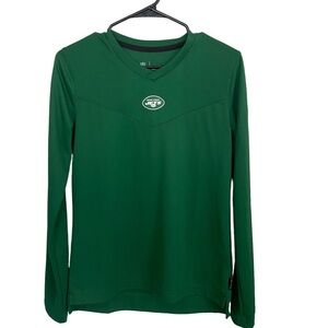 NFL Nike New York Jets Green On Field Dri-Fit Long Sleeve Shirt Sz S